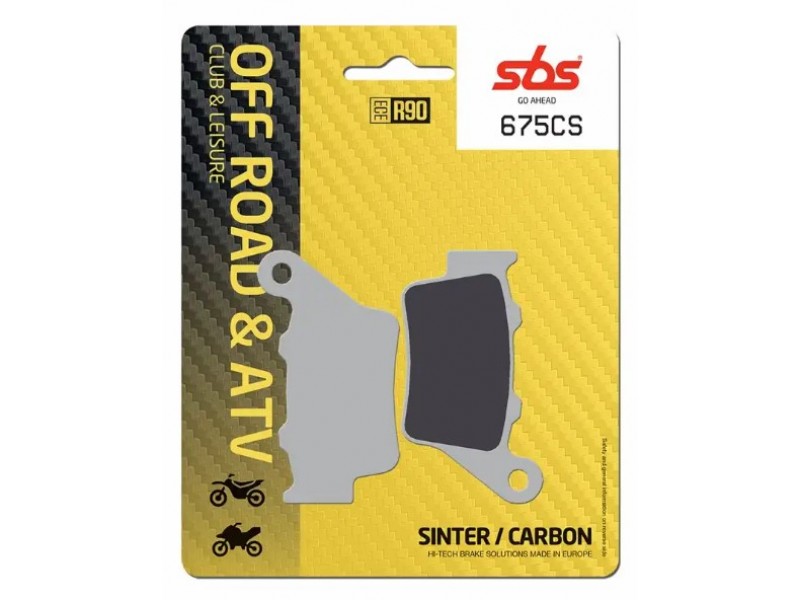 Гальмівні колодки SBS Comp Brake Pads, Carbon 675CS